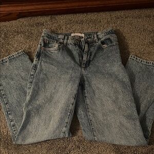 Classic Blue Denim Jeans - straight leg